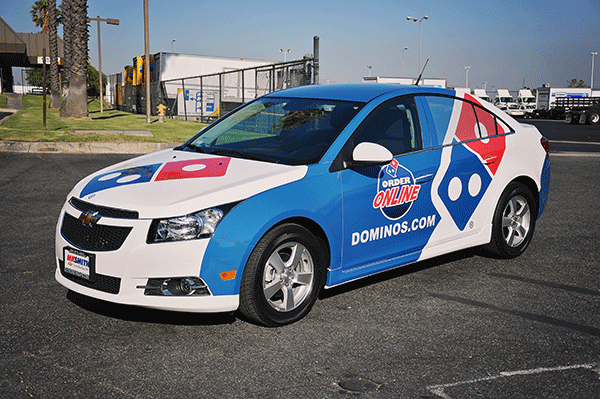 chevy-malibu-gloss-3m-vehicle-wrap-for-dominos-pizza-1